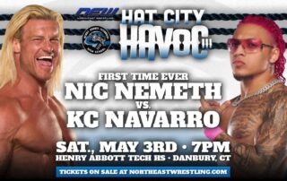 HAT CITY HAVOC Fundraiser for Abbott Tech- Saturday, May 3rd 7pm at Abbott Tech High School. Tickets on sale at Northeastwrestling.com.