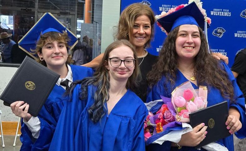 grad 10 Picture of Abbott Tech Students and Staff From Graduation 2025.