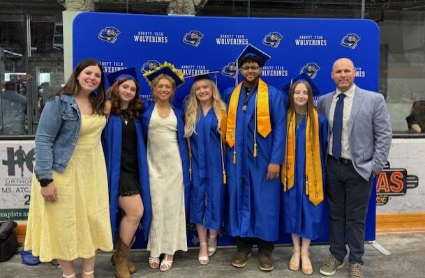 grad 3 Picture of Abbott Tech Students and Staff From Graduation 2025.
